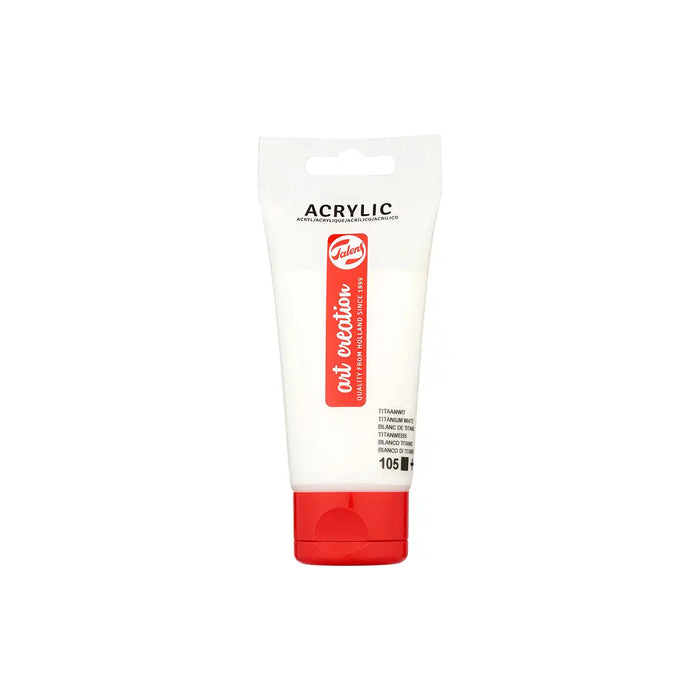 Acrylfarbe / Tube 75ml / Titanweiß 105
