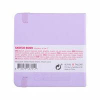 Sketch book | Skizzenbuch | Pastel Violet | Blanko | H12xB12cm | 140g | 80Blatt