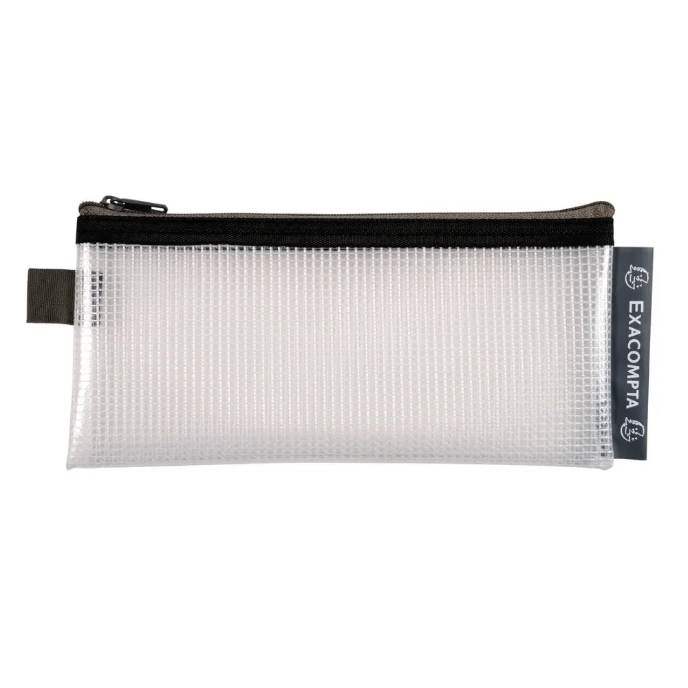 Polybeutel / transparent mit Mesh / verschiedene Farben / 8 x 18 cm