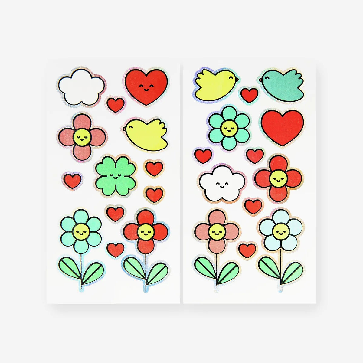 Tattoos-Rainbow-Fun-Chingu-Blumen-26-teilig-Produktansicht