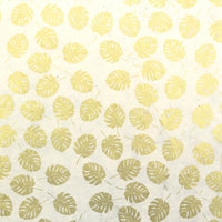 Tudibillo-Lokta-Papier-Bogen--Monstera-Gold-Produktansicht-bogen-Details