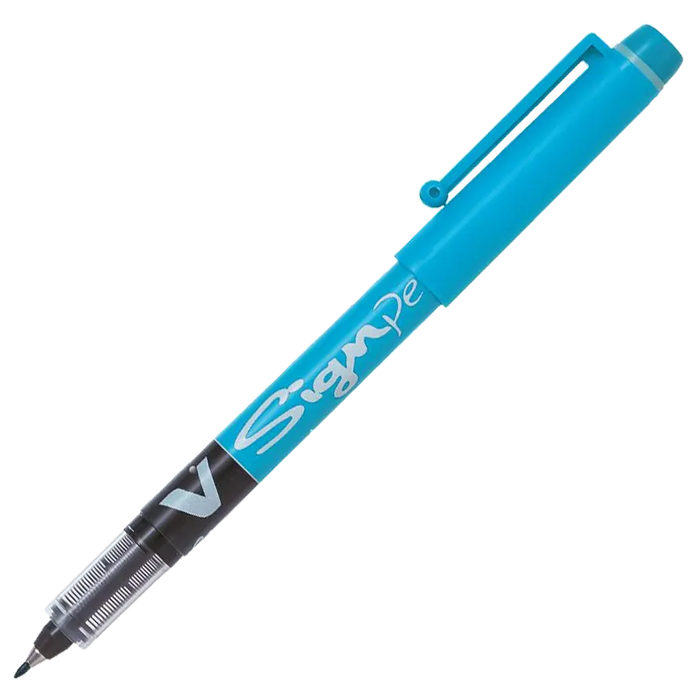 V_Sign Pen / Faserschreiber / 0,6mm / turquoise