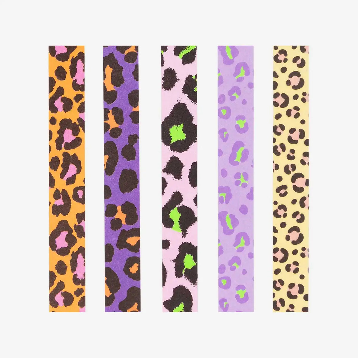 Washi-Tape-Acid-Leo-5er-Set-5x-15mmx10m-Produkt-Musteransicht