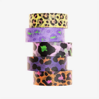 Washi-Tape-Acid-Leo-5er-Set-5x-15mmx10m-Produktansicht-Tapes