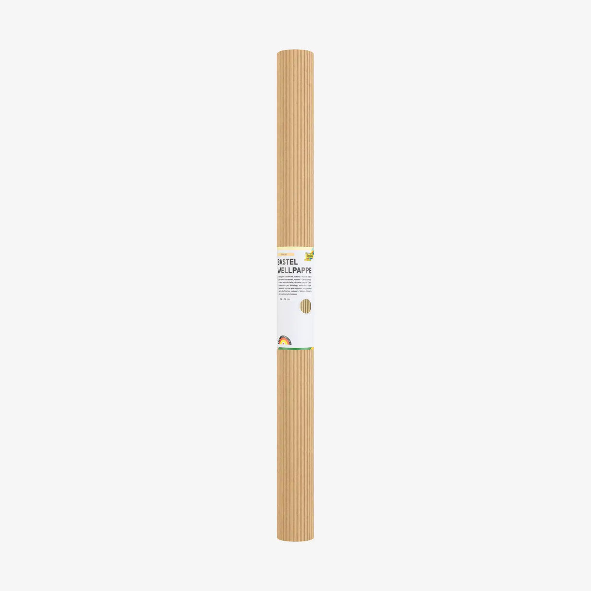 Wellpappe-natur-gerollt-50x70cm-Folia-Produktansicht-Verpackung
