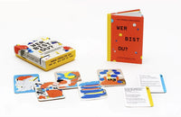 Wer-bist-du_laurence-King-verlag_Produktansicht-Verpackung-Box-oben-geöffnet-Anleitung+Karten-2
