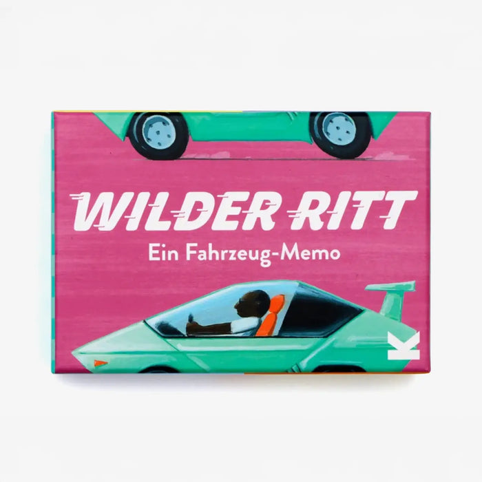 Wilder-Ritt-Ein-Fahrzeug-Memo-Verpackung-Spiel-Vorn