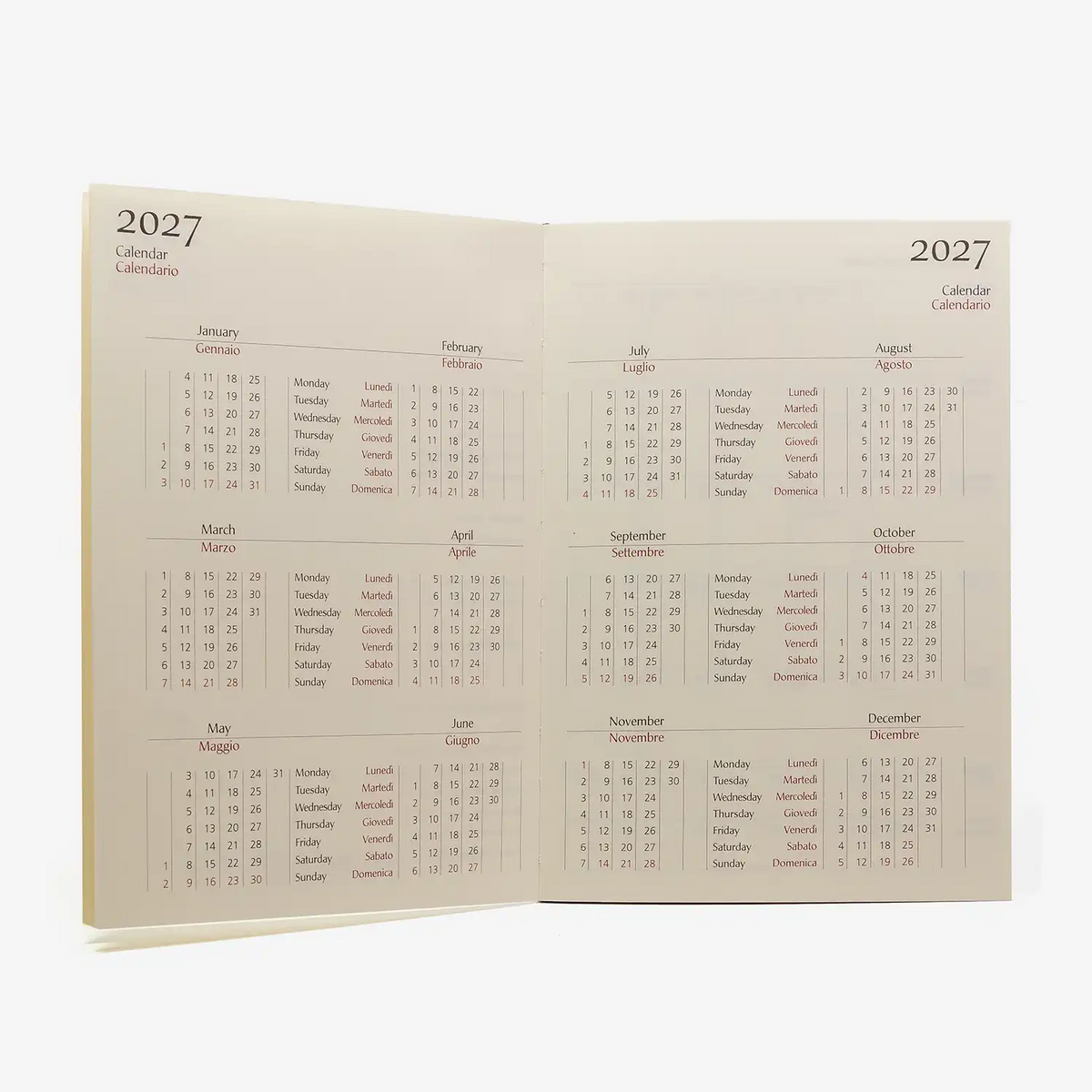 Wochenplaner-2027-Format-A5-Jahreuebersicht-fuer-2027-auf-einer-doppel-seite
