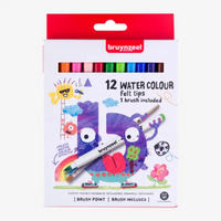 bruynzeel-fasermaler-brush-set-12-stueck-wasserfarben-Verpackung-vorn