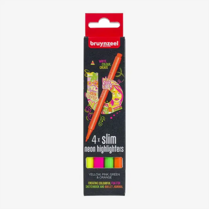 Bruynzeel  | Textmarker | Set im Karton | 4 Farben