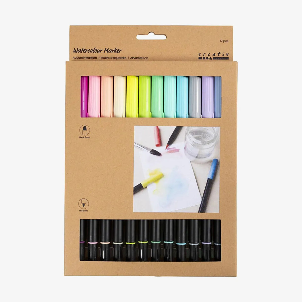 creativ-Company-Aquarell-Filzstifte-Pastell_Set-12-Farben-2-Spitzen-Filzstifte-Verpackung-1