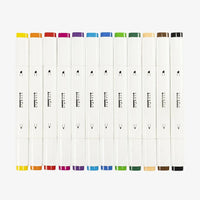 creativ-Company-Twin-Marker-Alkoholmarker-Standartfarben-Doppelspitze-12er-Set-StifteProduktansicht