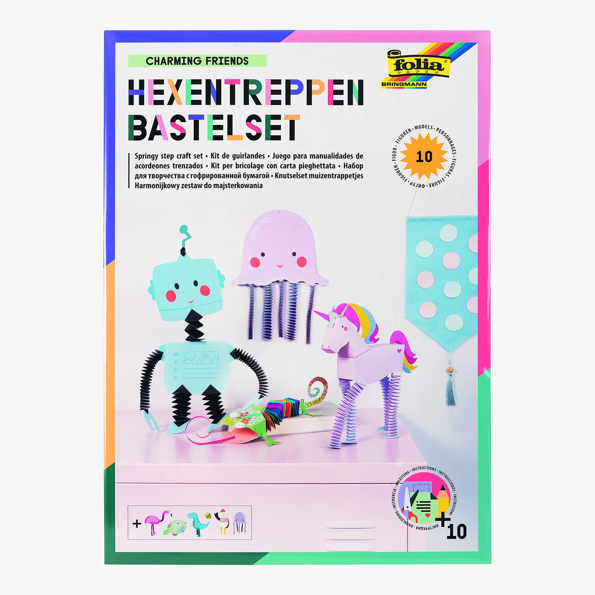 Folia | Geschenkverpackungen | Hexentreppen Bastelset | CHARMING FRIENDS