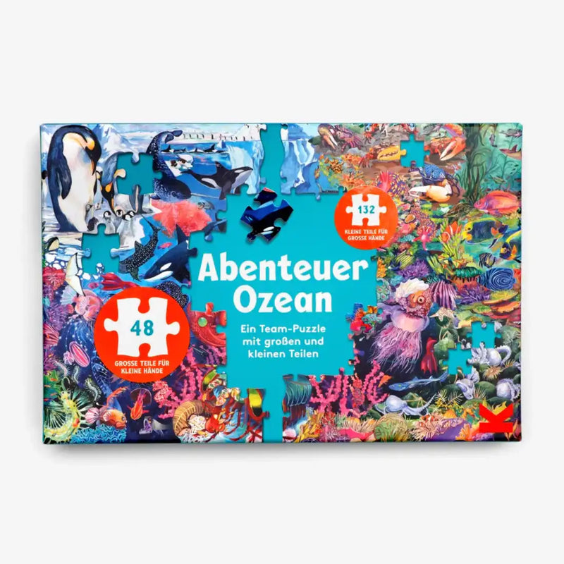 laurence-king-verlag-puzzle-fuer-kinder-abenteuer-ozean-180-teile-teampuzzle-ab-5-jahren-Box-vorn