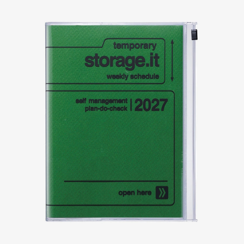 marks-wochenplaner-16-monate-sept-2026-dez-2027-storage-it-green-format-a5-Cover