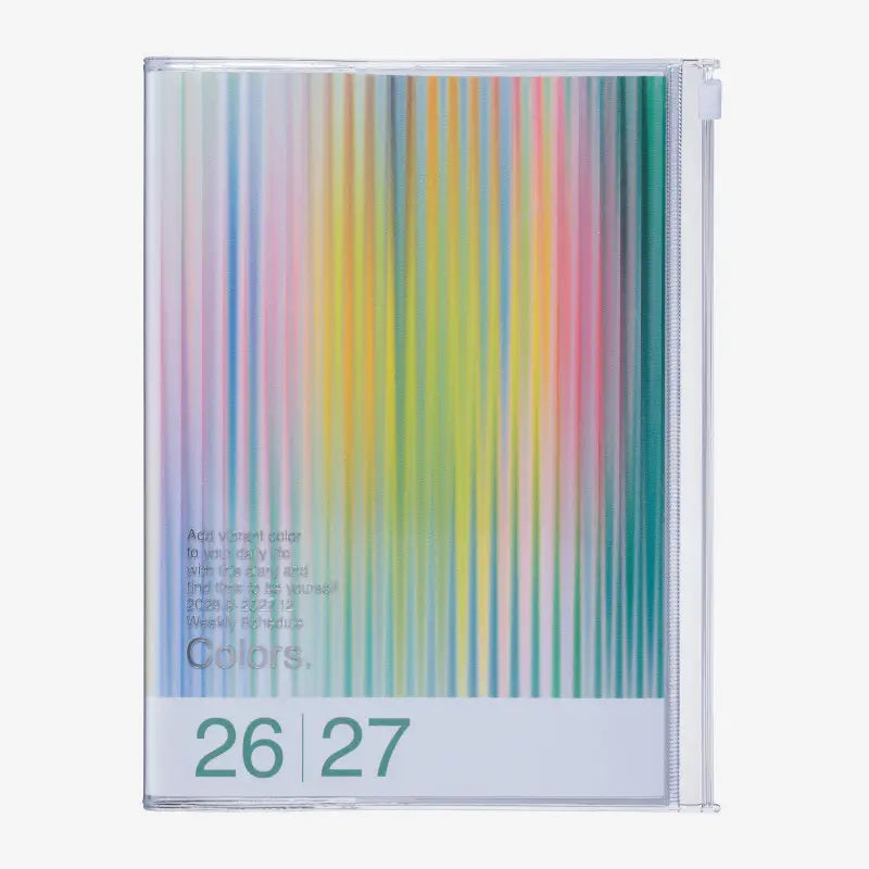 marks-wochenplaner-wochenkalender-2027-a5-gradient-green-Buchcover-von-vorn