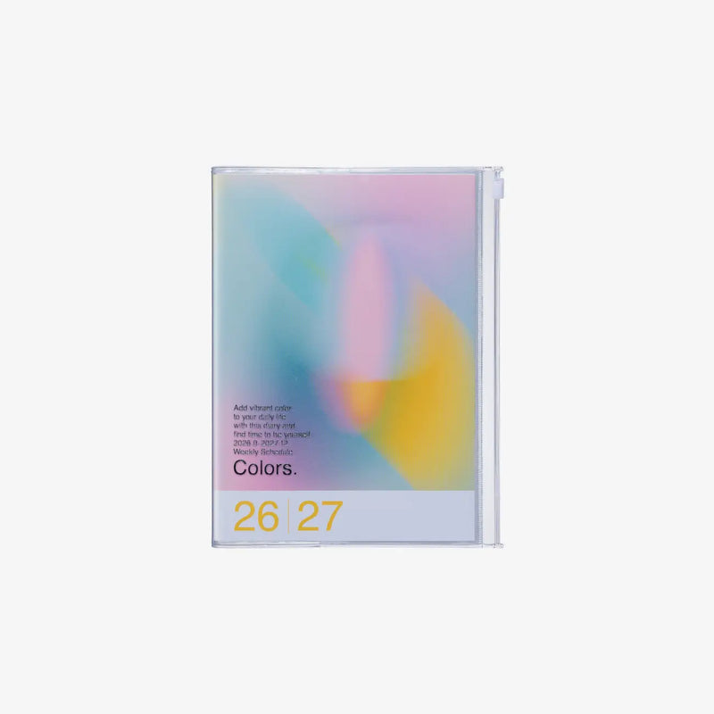 marks-wochenplaner-wochenkalender-2027-a6-gradient-pink-Cover-vorn