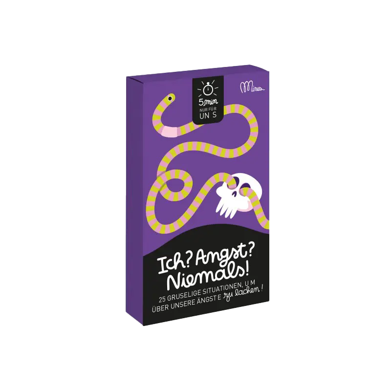 Ich?Angst?Niemals?-Spielkarten-Box Schachtel-Seitlich-vorn