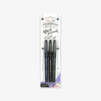 Pentel | Sign Pen Brush | Black Pigment | 3er Set