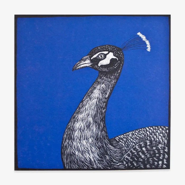 quadratische-postkarte-katja-Rub-Pfau-Format-14.8x14.8cm-Produktansicht-Vorn