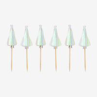 Rico-Design-Picker-Schirmchen-irisierend-8_3cm-Produktansicht