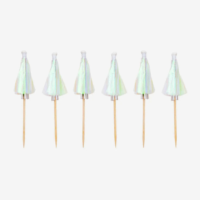 Rico-Design-Picker-Schirmchen-irisierend-8_3cm-Produktansicht