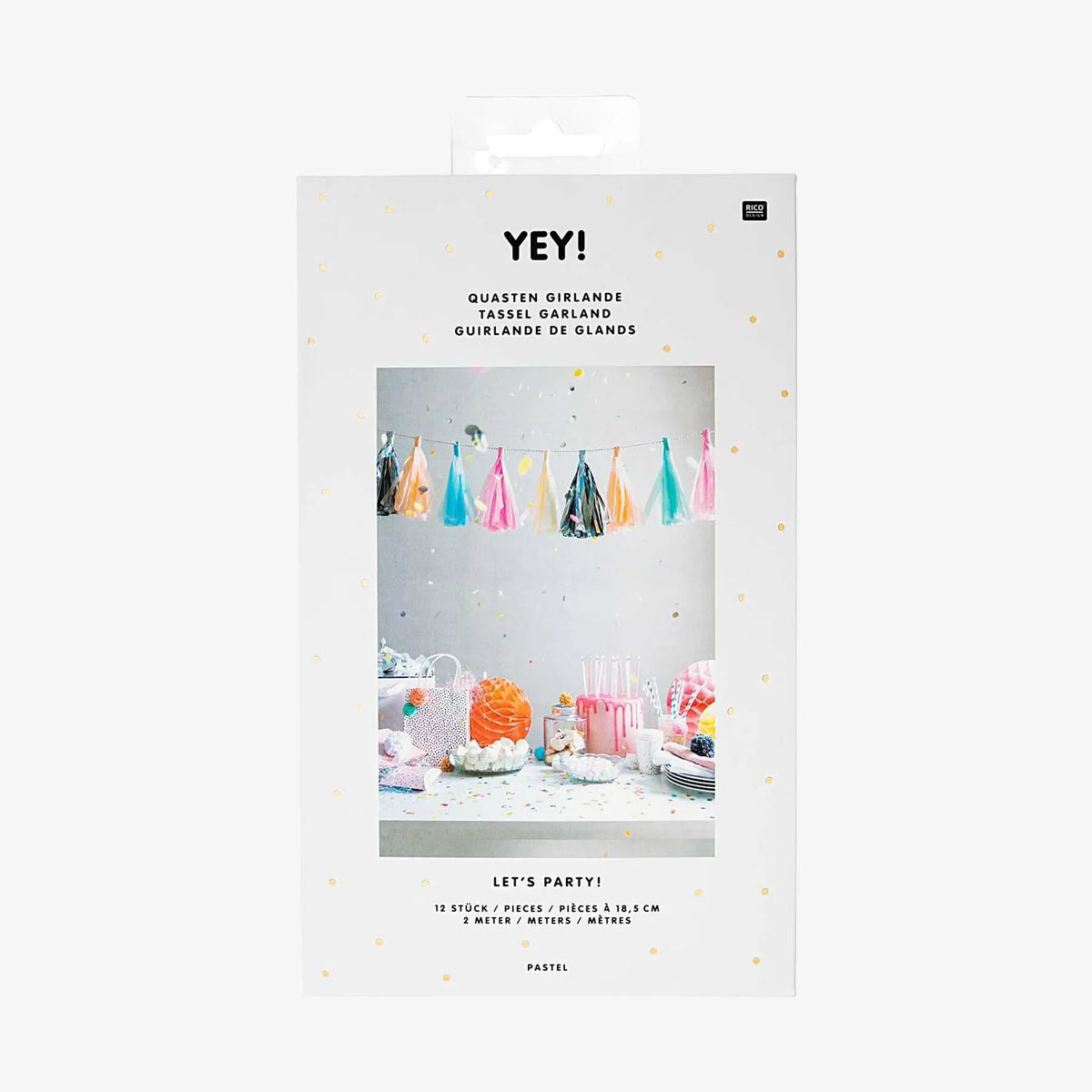 rico-design-Girlande-2m-Quasten-Girlande-2m-12-Quasten-Verpackung-vorn
