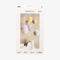 Rico Design / YEY! Let's Party / Lampions / Pastell / 3 Stück