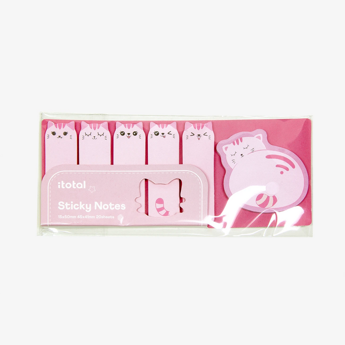 sticky-notes-katze-rosa-6-bloecke-jeweils-20-blatt.Produktansicht-mit-verpackung