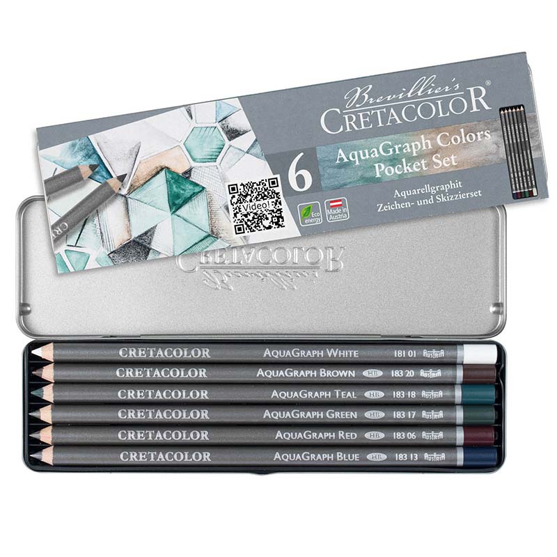 Cretacolor/ Aqua Graph Color Pocket / 6er
