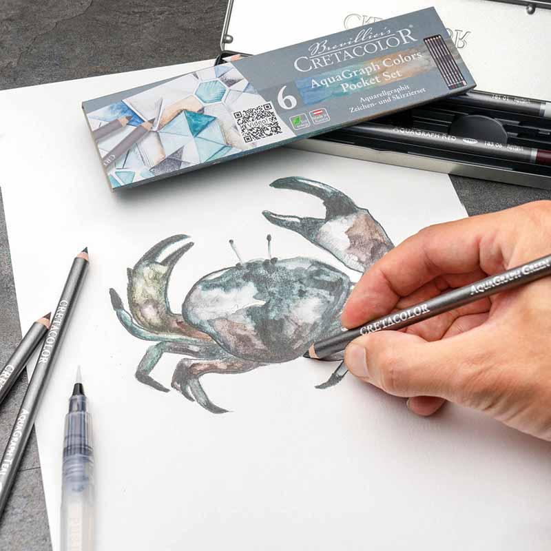 Cretacolor/ Aqua Graph Color Pocket / 6er