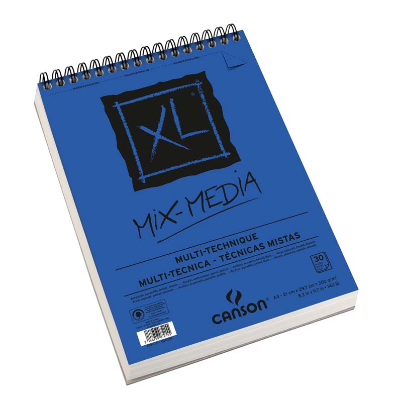 Canson | XL® Mix Media | Spiralblock | 300grm² | A5 | 15Blatt