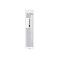 Midori / Aluminiumlineal / 15cm / non slip / Aluminium farbend / magnetisch