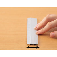 Midori / Aluminiumlineal / 15cm / non slip / Aluminium farbend / magnetisch