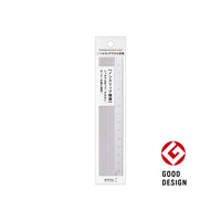 Midori / Aluminiumlineal / 15cm / non slip / Aluminium farbend / magnetisch