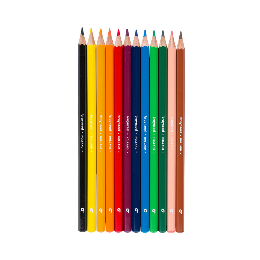 Bruynzeel / 12 colour Pencils / Buntstifte Set12