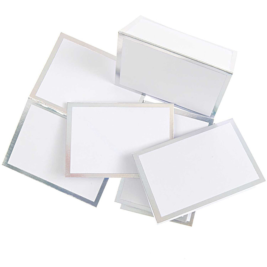 Paper Poetry / Tischkarten mit Hot Foil / 9x12,7cm / 6 Stück irisierend