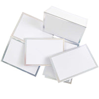 Paper Poetry / Tischkarten mit Hot Foil / 9x12,7cm / 6 Stück irisierend