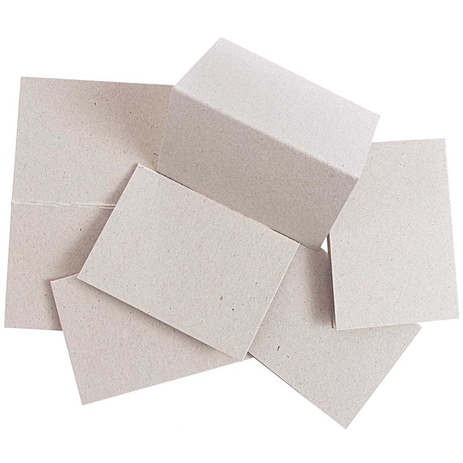 Paper Poetry / Tischkarten 9x12,7cm / 6 Stück Graukarton