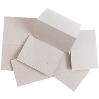 Paper Poetry / Tischkarten 9x12,7cm / 6 Stück Graukarton