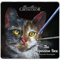 cretacolor / Aquarino Box / 24er Set / aquarellierbare Künstlerstifte / Aquarellstifte