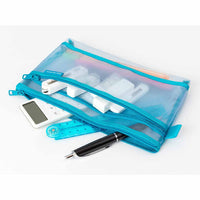 Midori | Stiftetasche | Mesh Pen Pouch | Blue | large