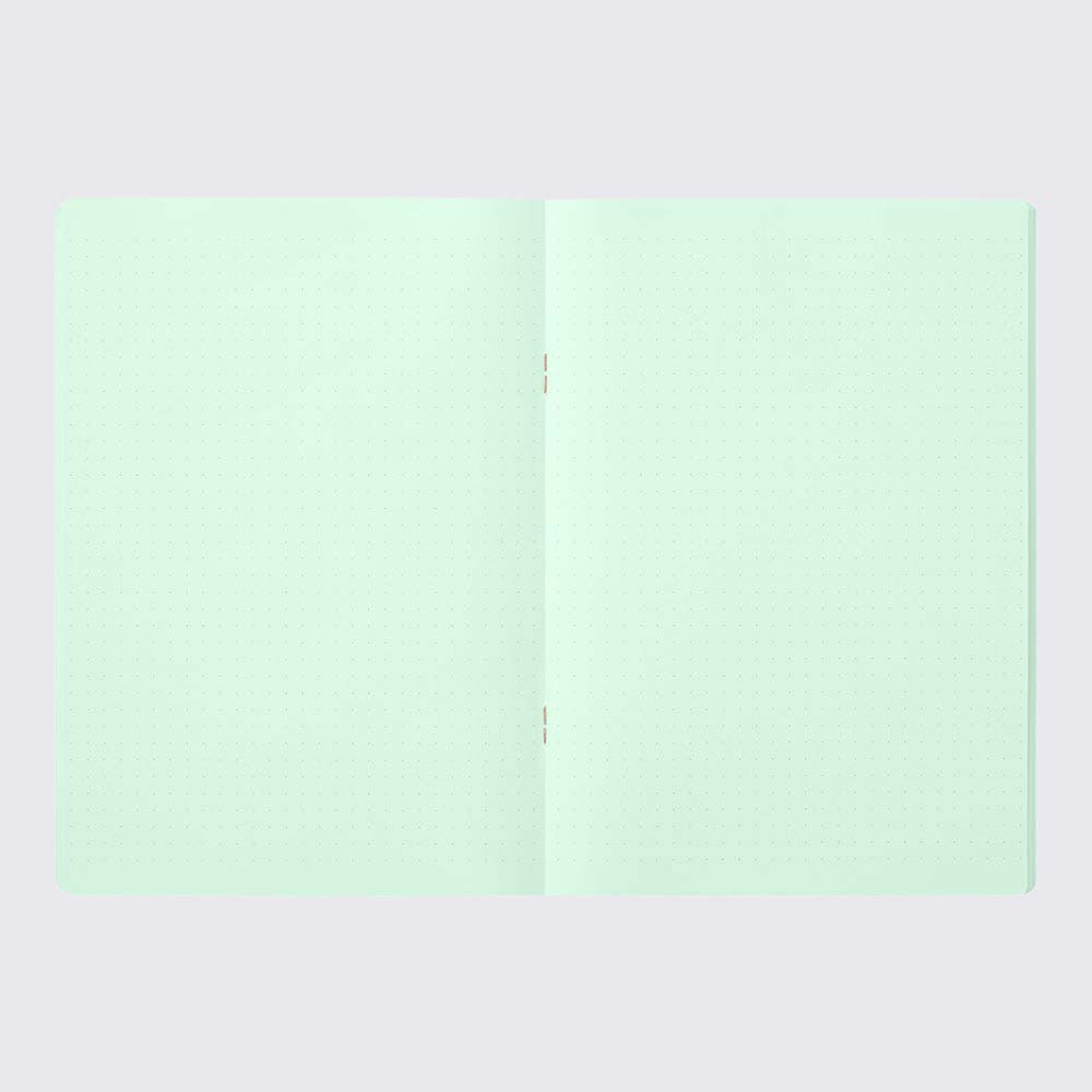 Md Notebook / Skizzenheft / Color Dot Grid / Green / A5
