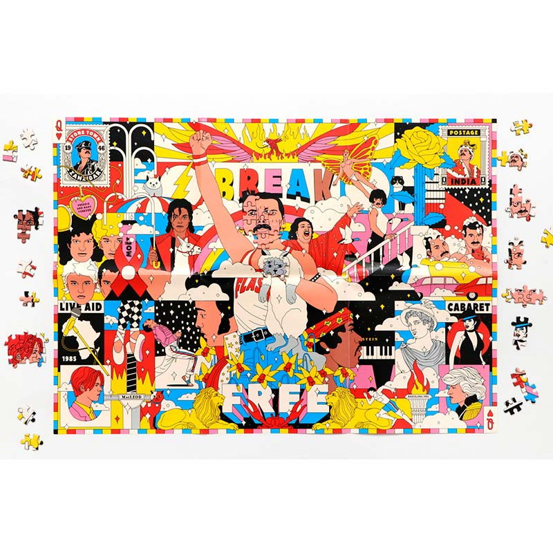 Laurence_King-puzzle-freddy-mercury-1000teiliges-Puzzle-+Poster+Puzzleteile-1