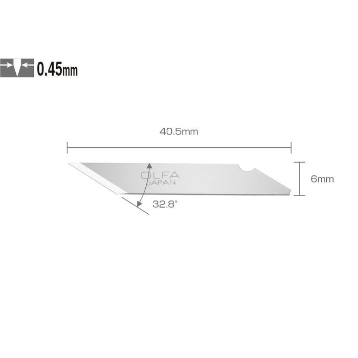 Olfa / Ersatzklingen 25stk / für  Skalpell AK-1