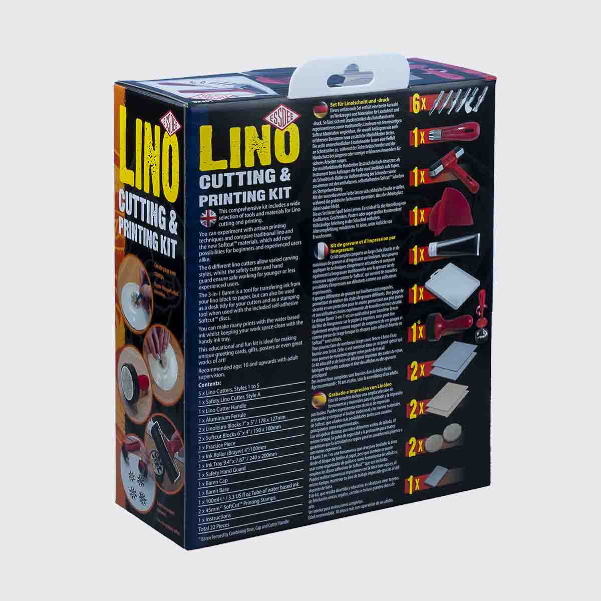 Essdee / Essdee Lino Cutting & Printing Kit / 22 teiliges Set