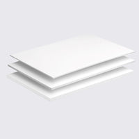 Foamboard / weiß / schwarz