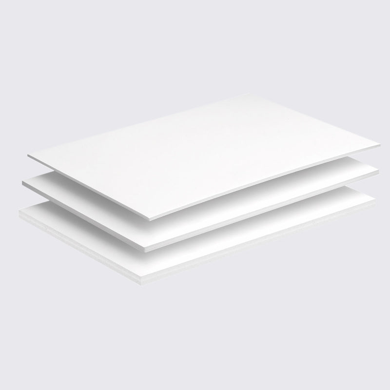Foamboard / weiß / schwarz