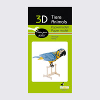 3D Papiermodell / Papagei