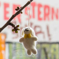 Handgefertigte Osterlamm / hängend / Ostern